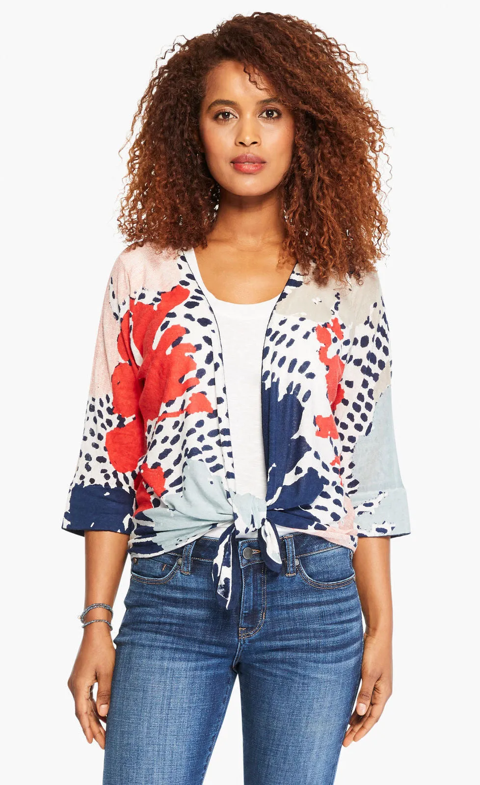 NIc Zoe Art Scene 4-Way Cardigan