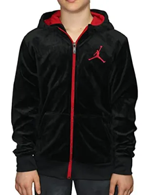 Nike Air Jordan Boys' Velour Hoodie