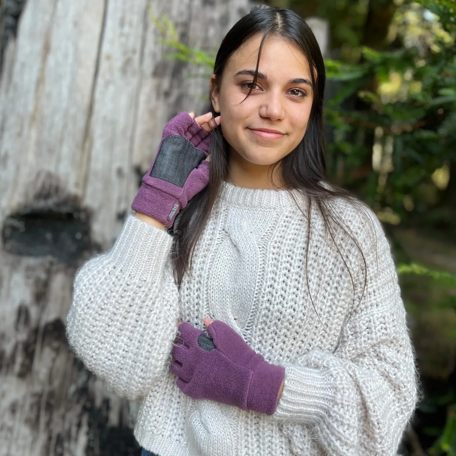Nomad Polar Fleece Fingerless Gloves