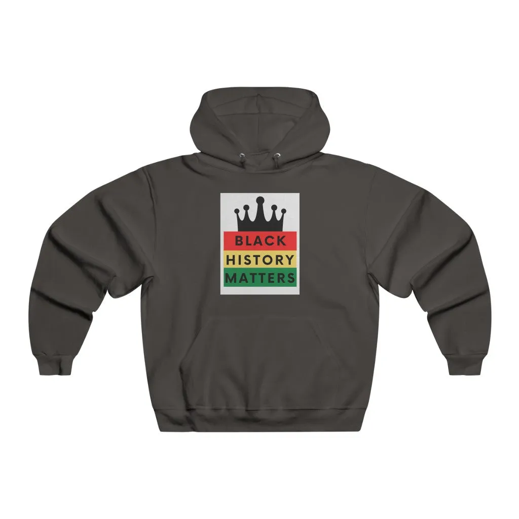 NUBLEND® Hooded Sweatshirt (Black Love Rocks Original Design - Black History)