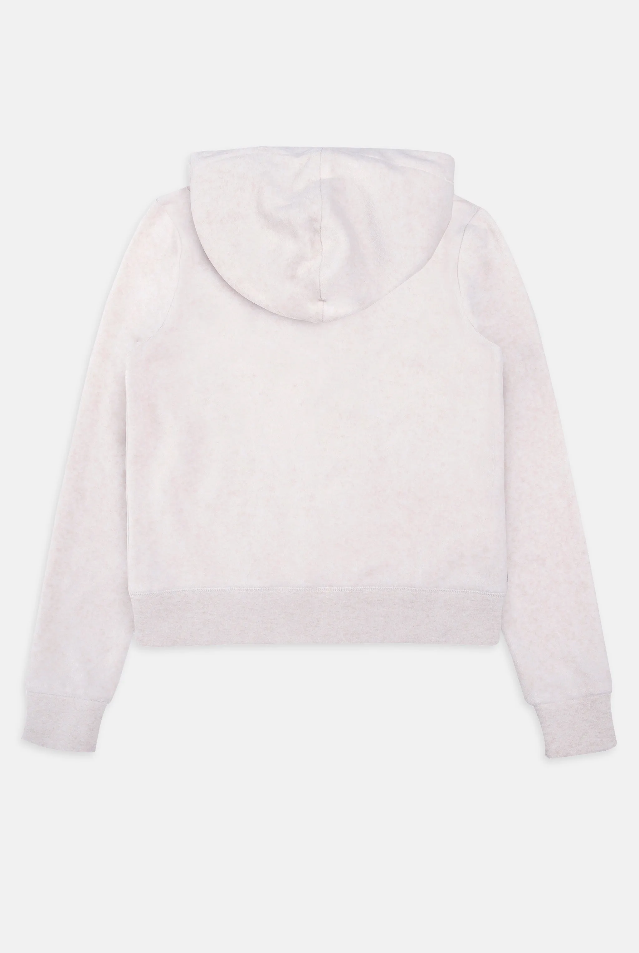 OATMEAL MARL & GOLD COTTON VELOUR ROBERTSON HOODIE