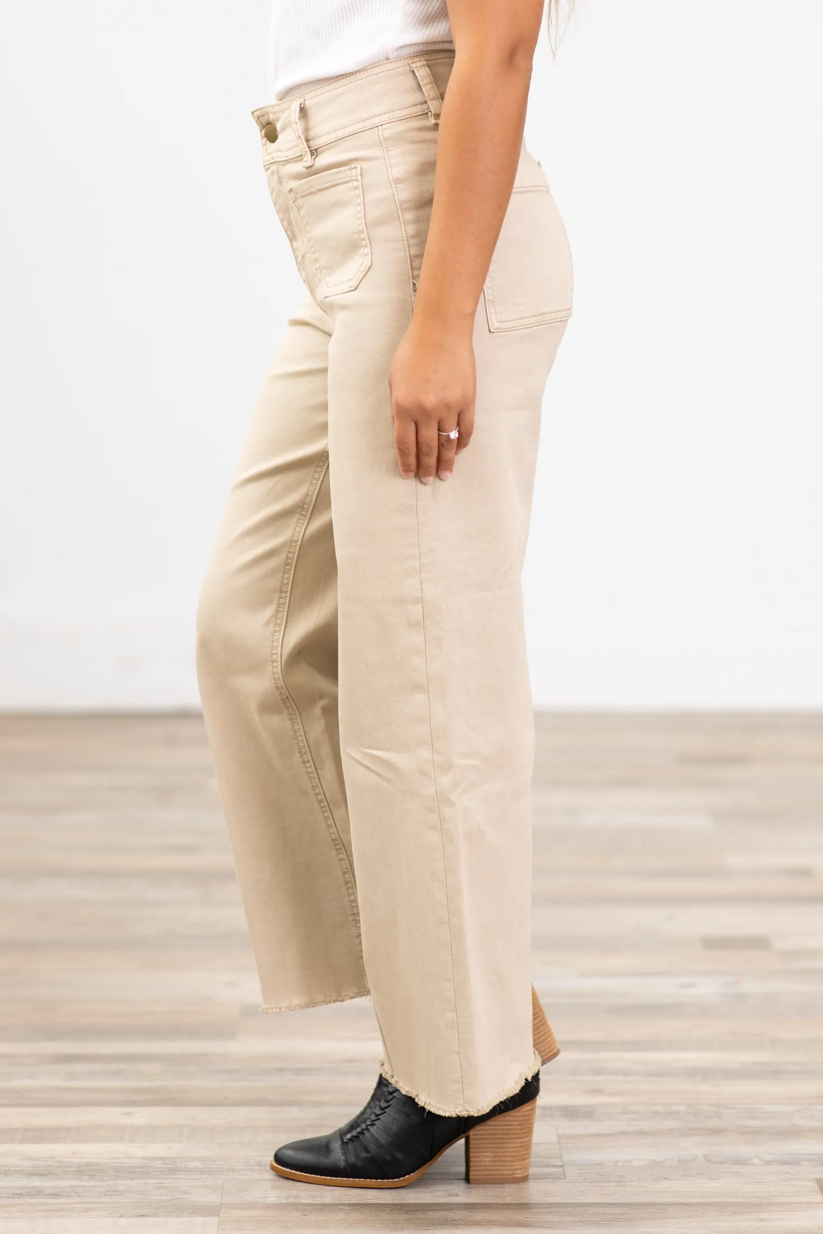 OLD PRODUCT Mica Cropped Wide Leg Jeans