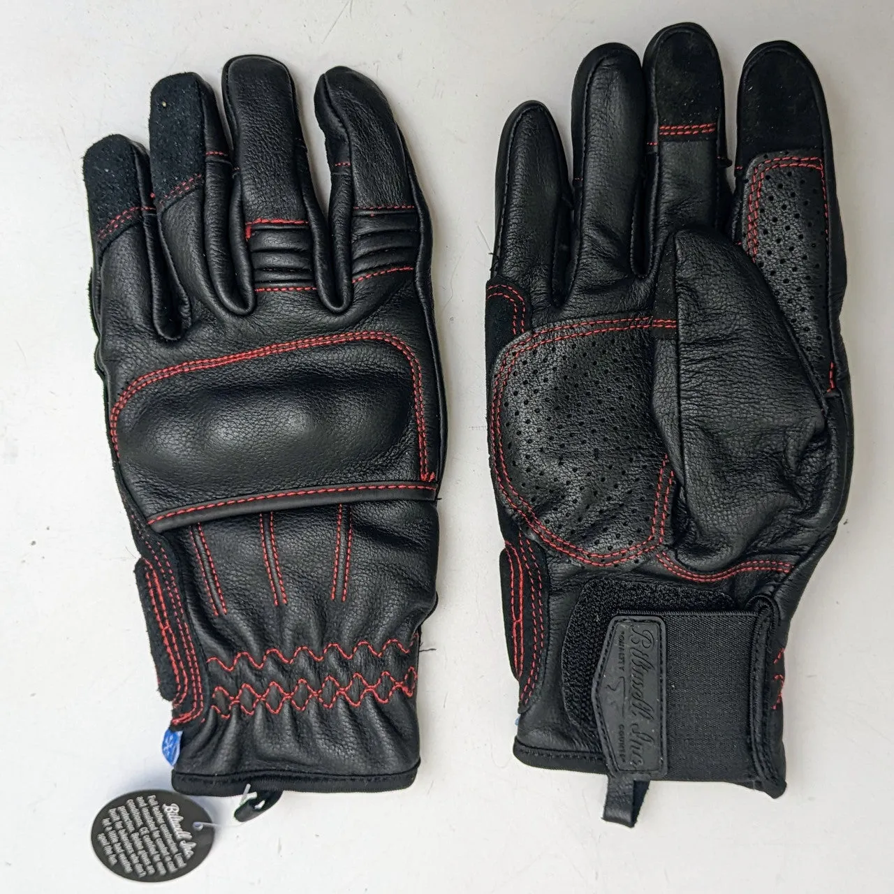 OPEN BOX - Biltwell - Belden Gloves - Redline - XS