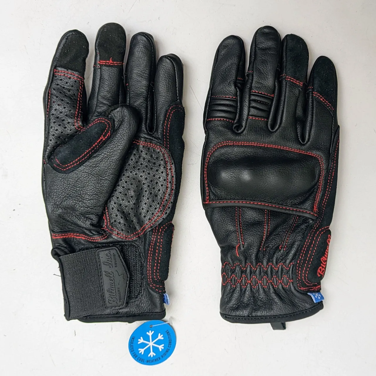 OPEN BOX - Biltwell - Belden Gloves - Redline - XS