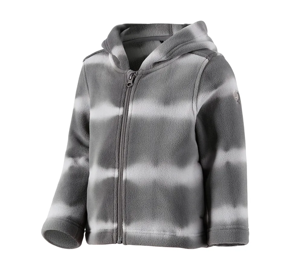 Otr. jakna iz flisa kapuco tie-dye e.s.motion ten