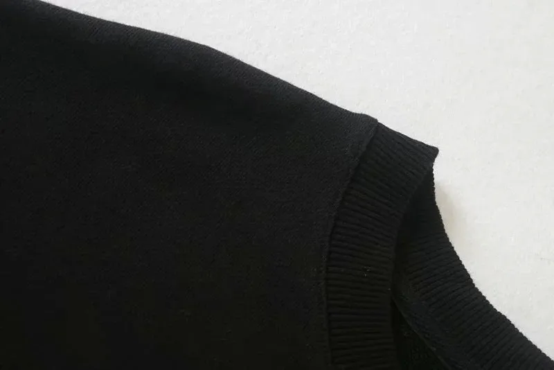 Oversize Printing Round Collar Sweatshirts