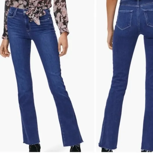 Paige Laurel Cannon High Rise Chewed Hem Size 27