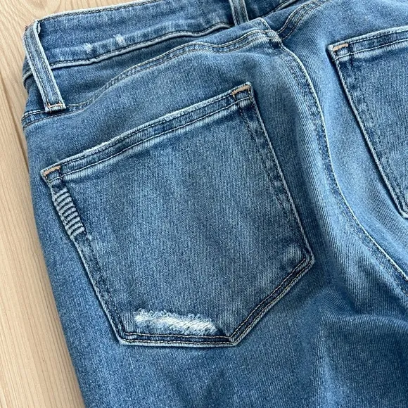 Paige Laurel Cannon High Rise Chewed Hem Size 27
