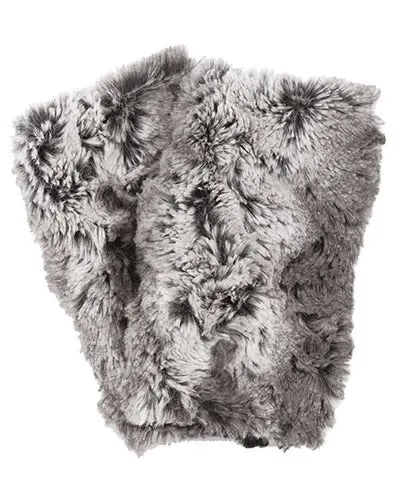 Pandemonium Fingerless Faux Fur Gloves Reversible - Multiple Colors Available