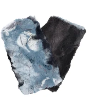 Pandemonium Fingerless Faux Fur Gloves Reversible - Multiple Colors Available