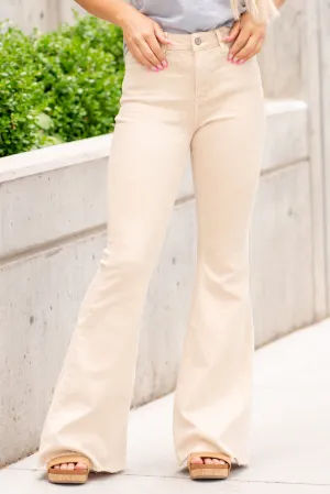 Parchment High Rise Super Flare