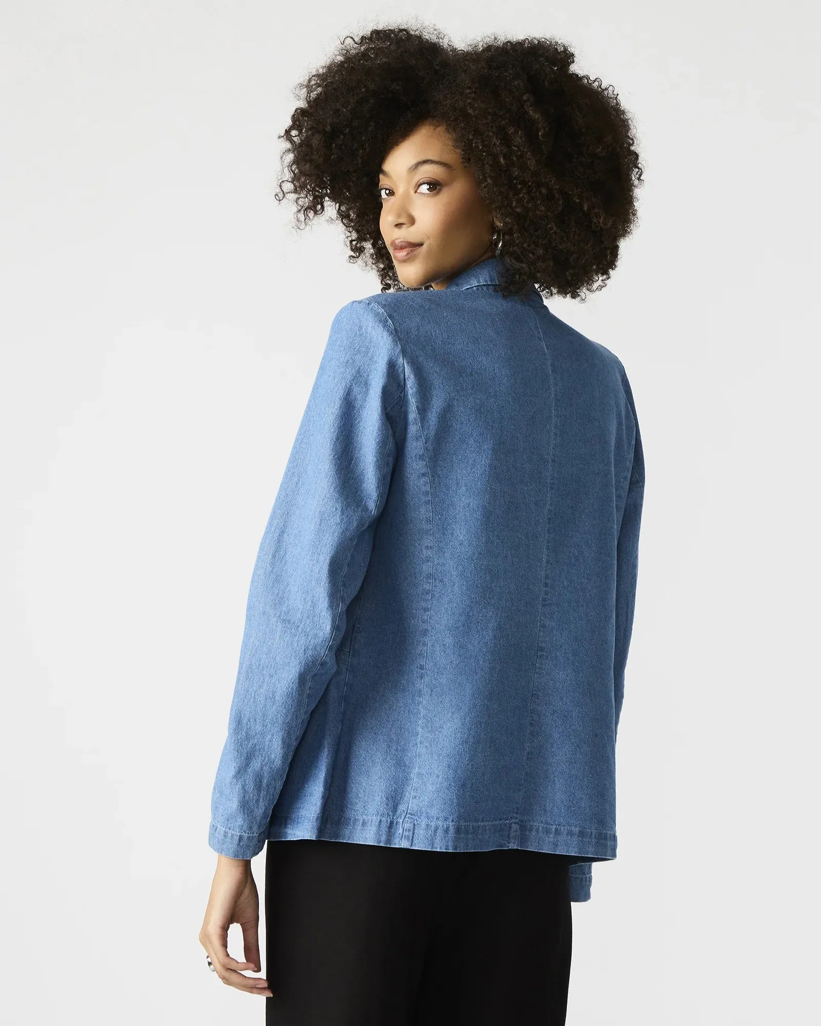 Payton Chambray Blazer by Steve Madden