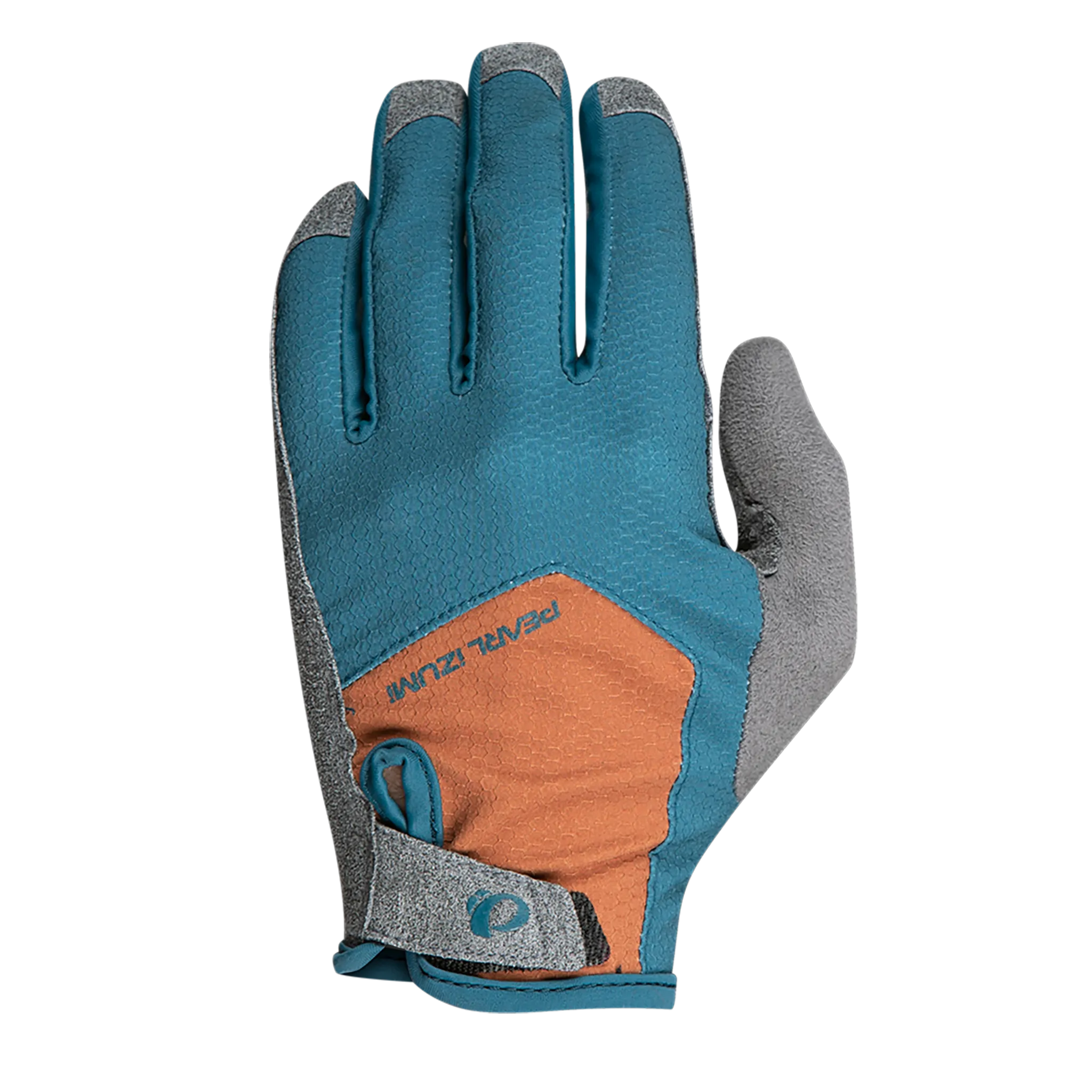 Pearl Izumi Mens Summit Full Finger Gloves Timber/Ocean Blue