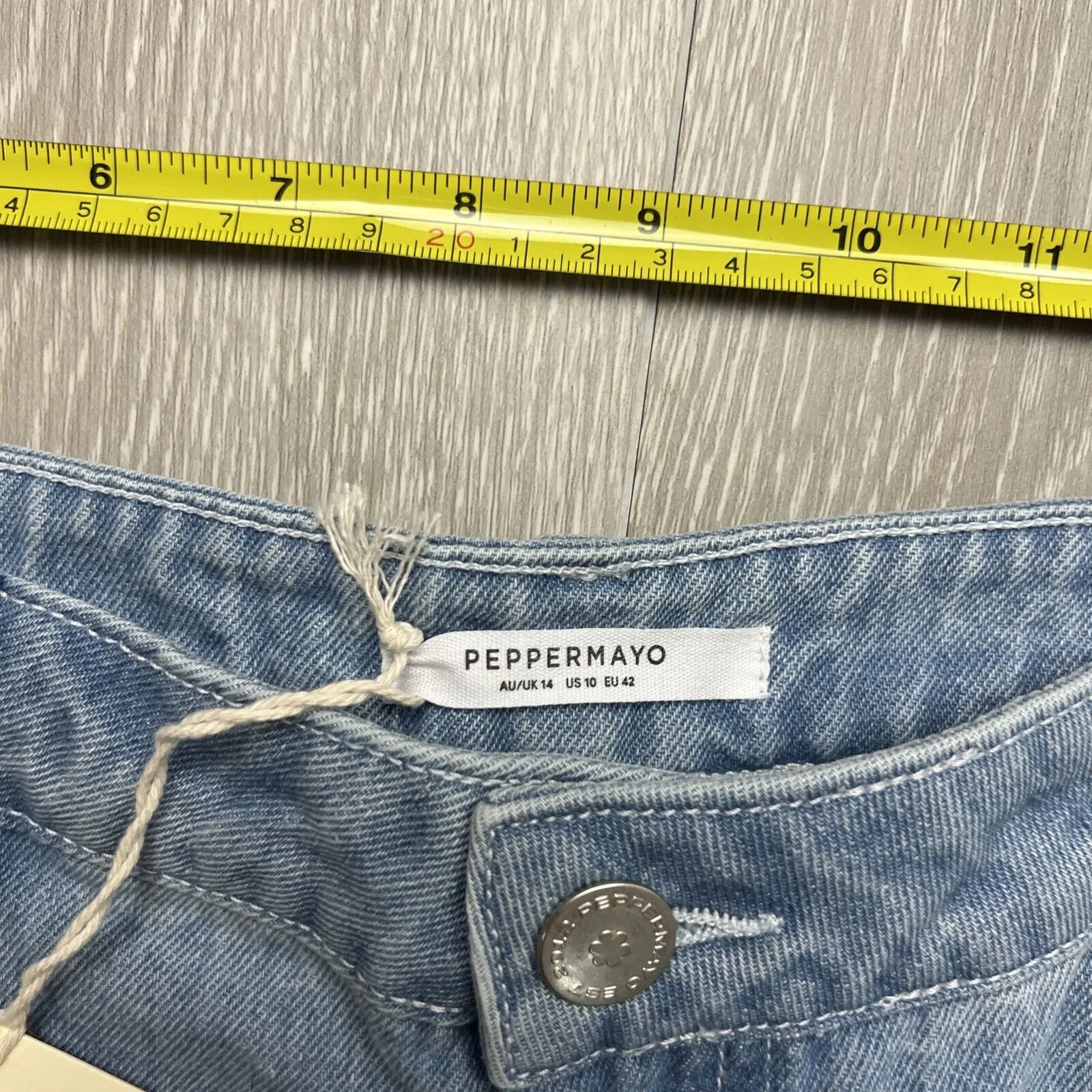 Pepppermayo Backstage Pass Denim Low rise Jeans Size 14 (New)