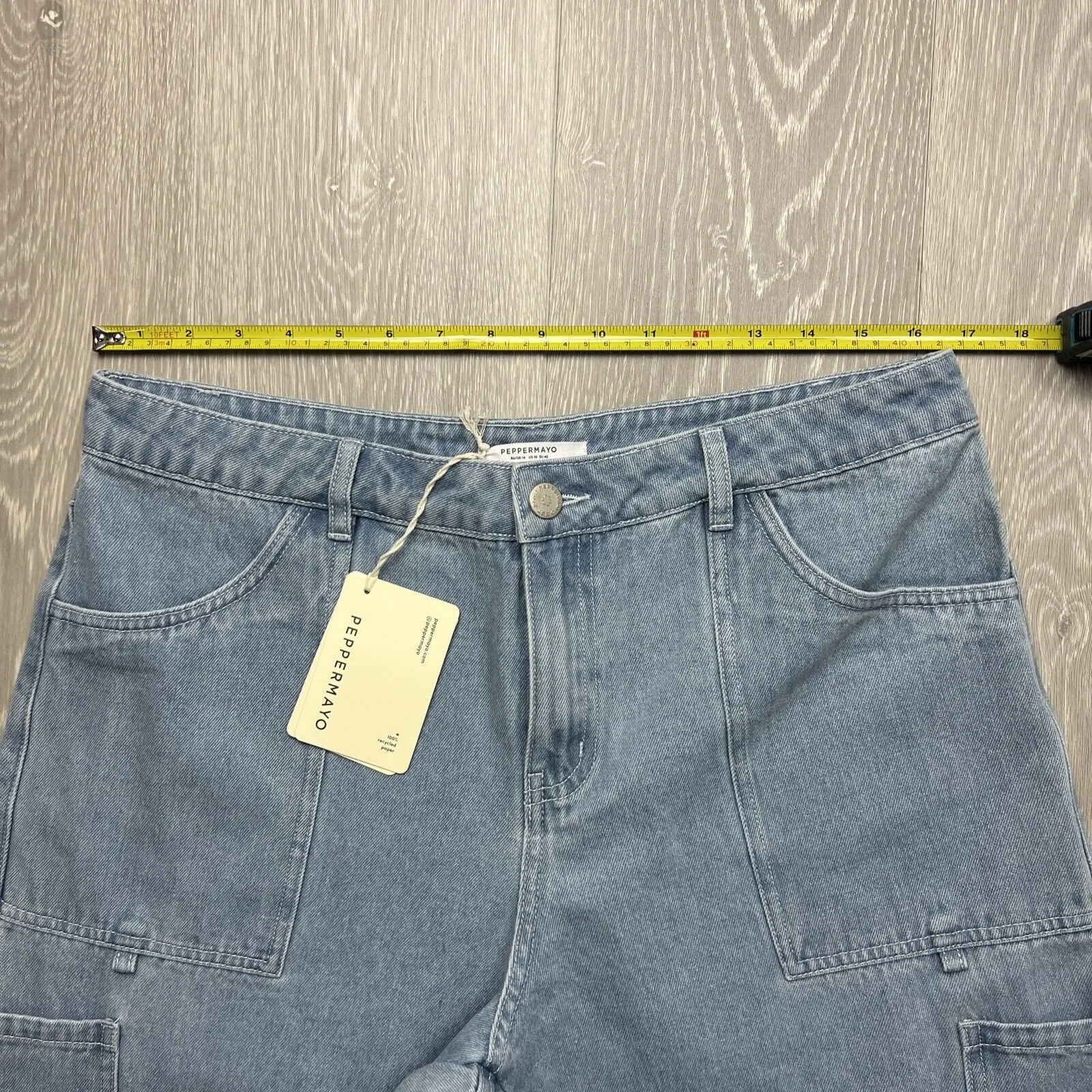 Pepppermayo Backstage Pass Denim Low rise Jeans Size 14 (New)