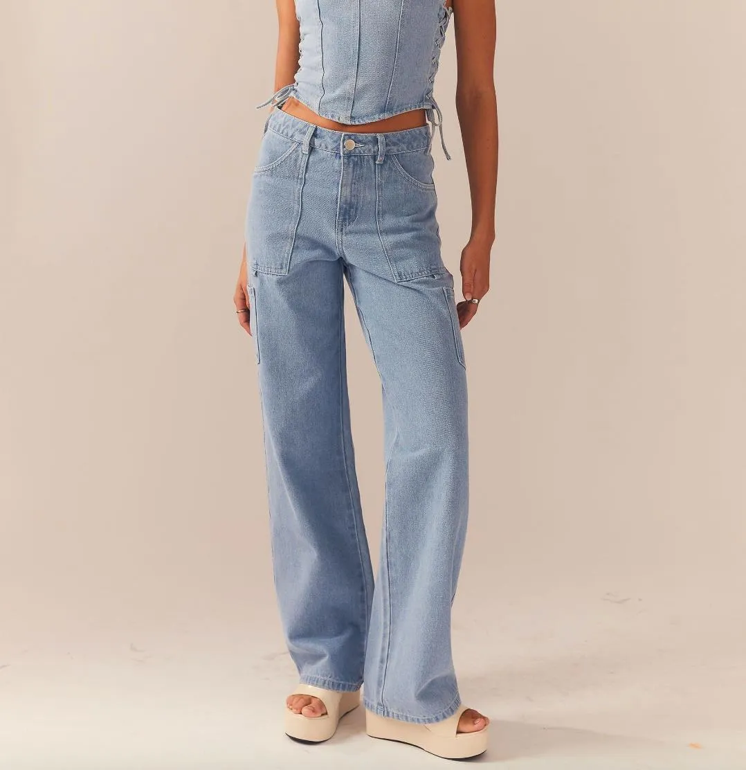 Pepppermayo Backstage Pass Denim Low rise Jeans Size 14 (New)