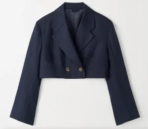 Pinstripe Blazer | Soft Goat
