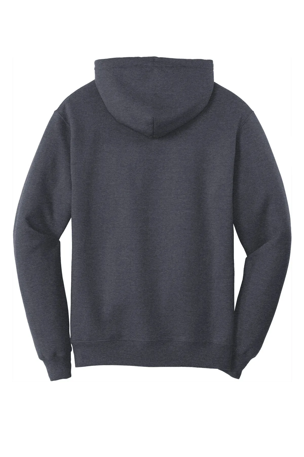 Port & Company Core Fleece Pullover Hooded Sweatshirt. PC78H Heather Navy