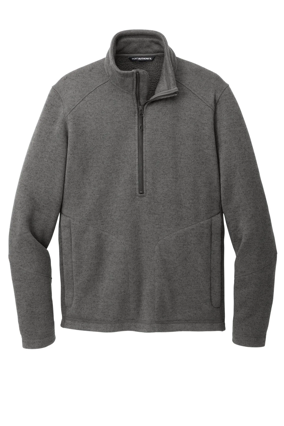 Port Authority Arc Sweater Fleece 1/4-Zip F426 Grey Smoke Heather