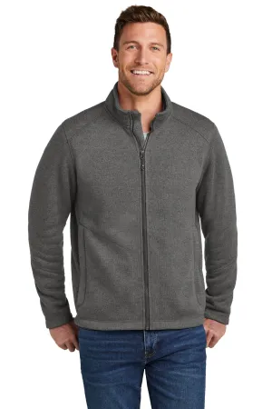 Port Authority Arc Sweater Fleece Jacket F428 Grey Smoke Heather