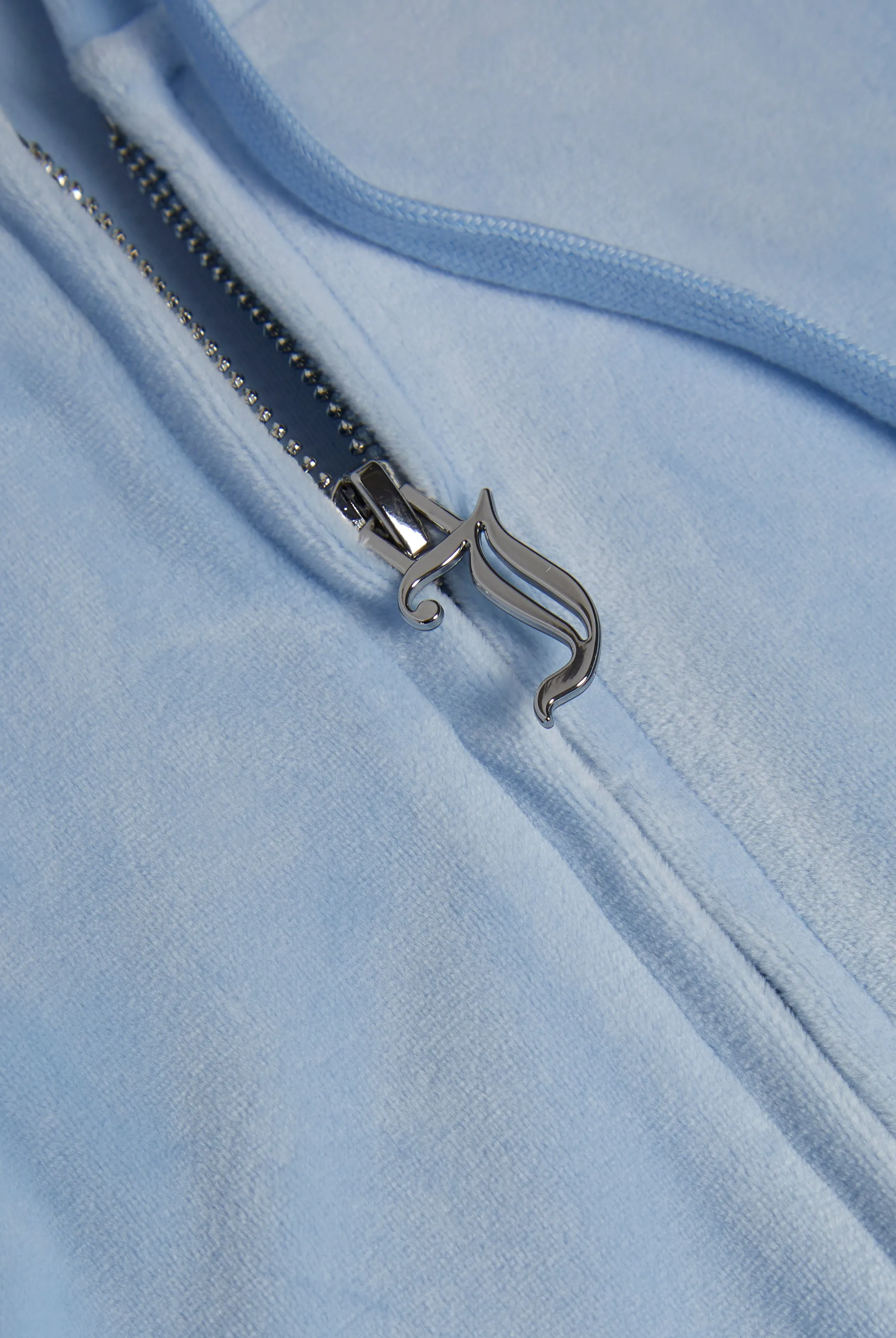 POWDER BLUE CLASSIC VELOUR OVERSIZED HOODIE