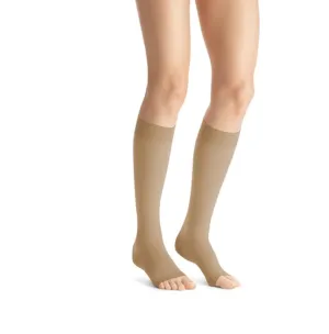 PR/1 JOBST OPAQUE UNISEX ,KNEE HIGH SOFTFIT 15-20MMHG,LG,NATURAL,OPEN TOE