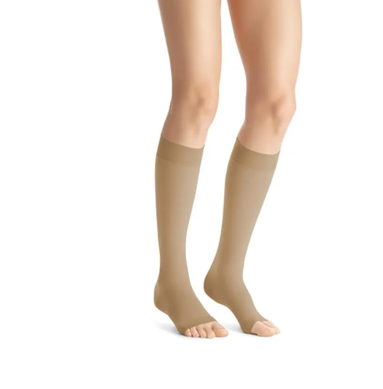 PR/1 JOBST OPAQUE UNISEX ,KNEE HIGH SOFTFIT 15-20MMHG,LG,NATURAL,OPEN TOE