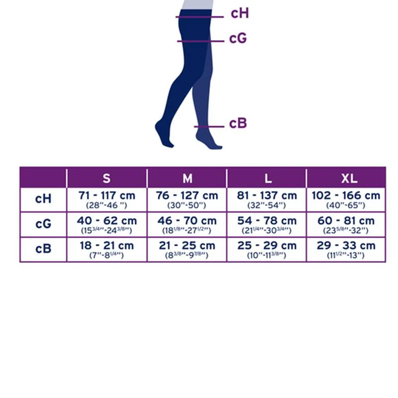 PR/1 JOBST OPAQUE WOMEN, PANTYHOSE, 20-30MMHG, SM, NATURAL, CLOSED TOE