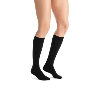 PR/1 JOBST SOFTFIT OPAQUE KNEE HIGH CLOSED TOE, SIZE M, 20-30MMHG, CLASSIC BLACK