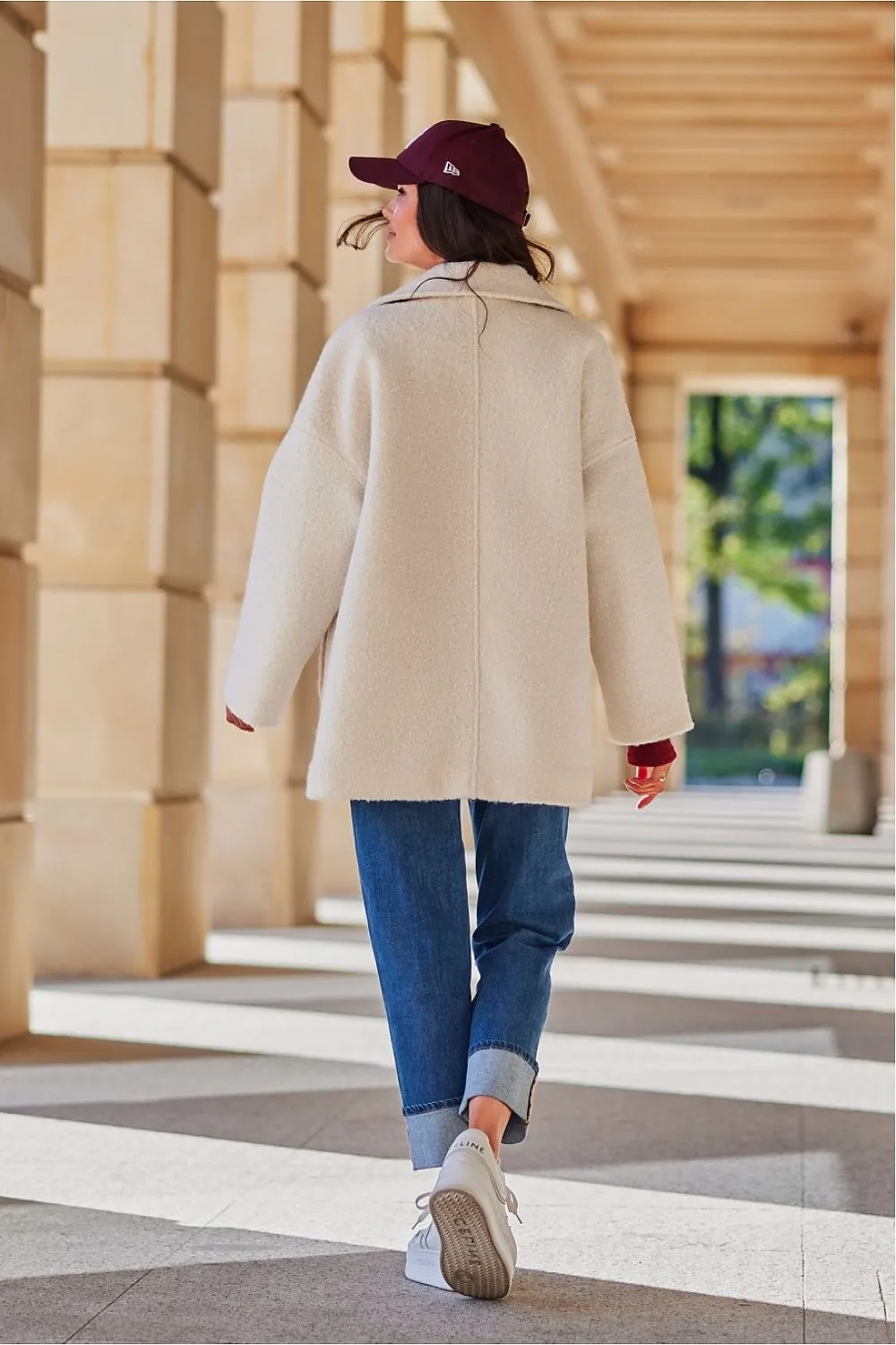 Quilted Insulated Collar Jacket