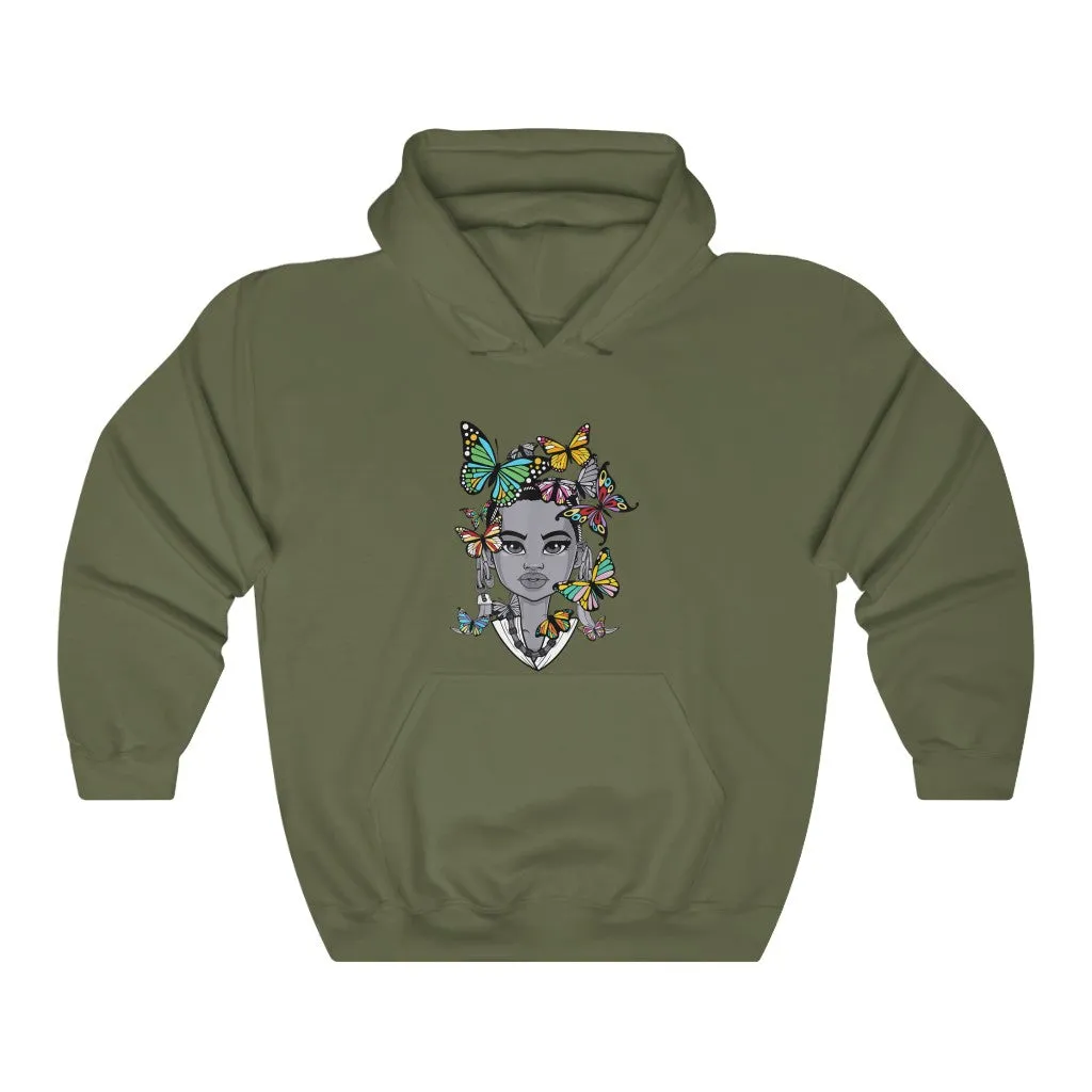 "BLOSSOM & FLY" Afro Hoodie
