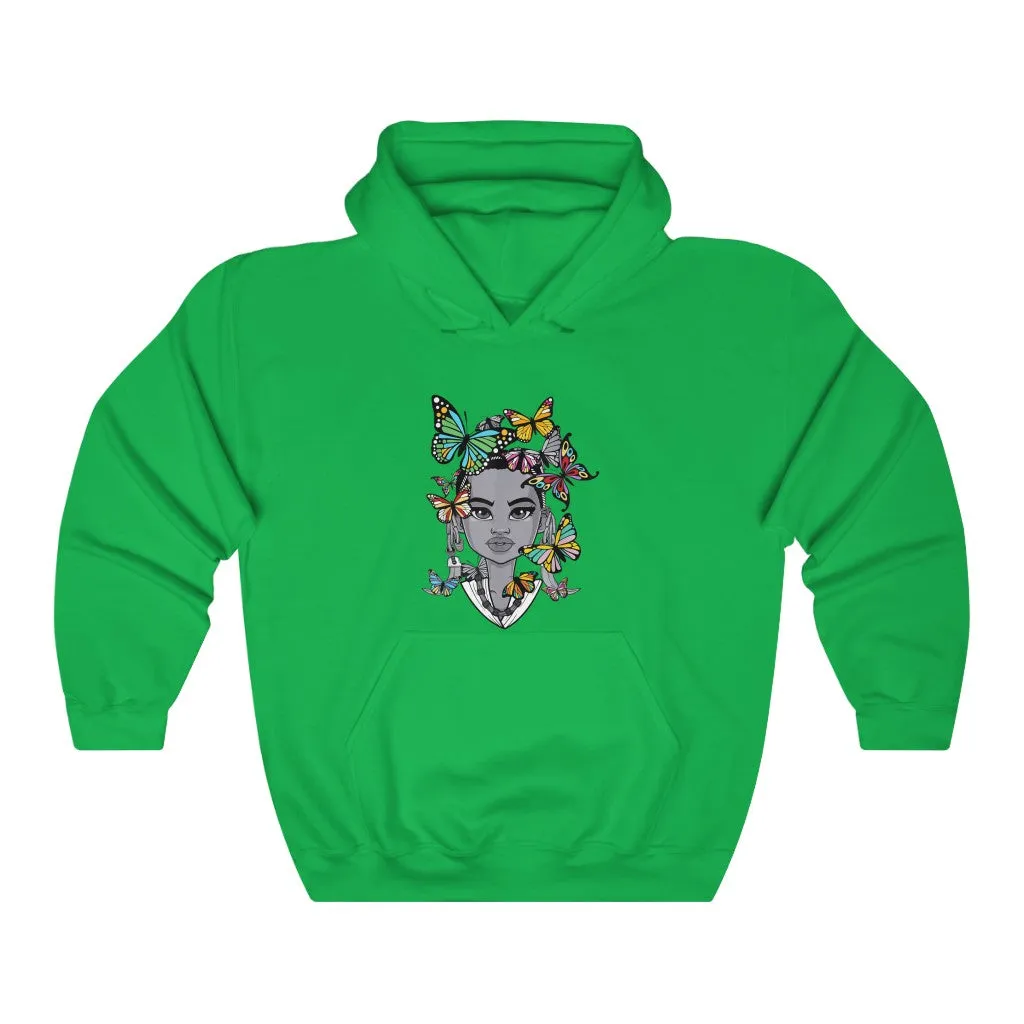 "BLOSSOM & FLY" Afro Hoodie