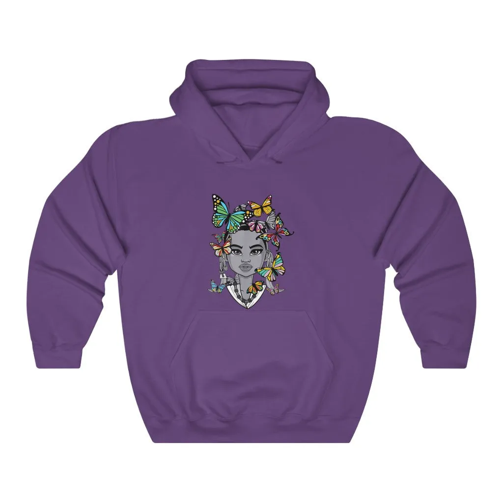 "BLOSSOM & FLY" Afro Hoodie