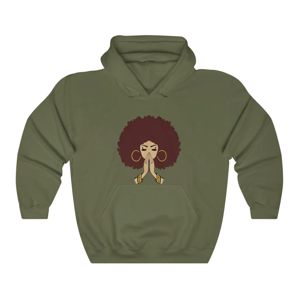 "PEACEFUL" Afro Hoodie