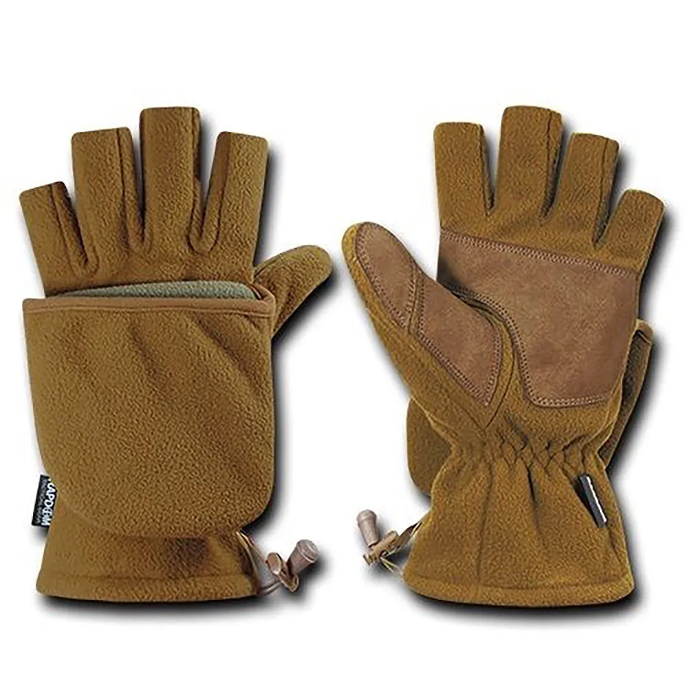 RapDom Fleece Shooter's Mittens Military Patrol Winter Shooting Gloves