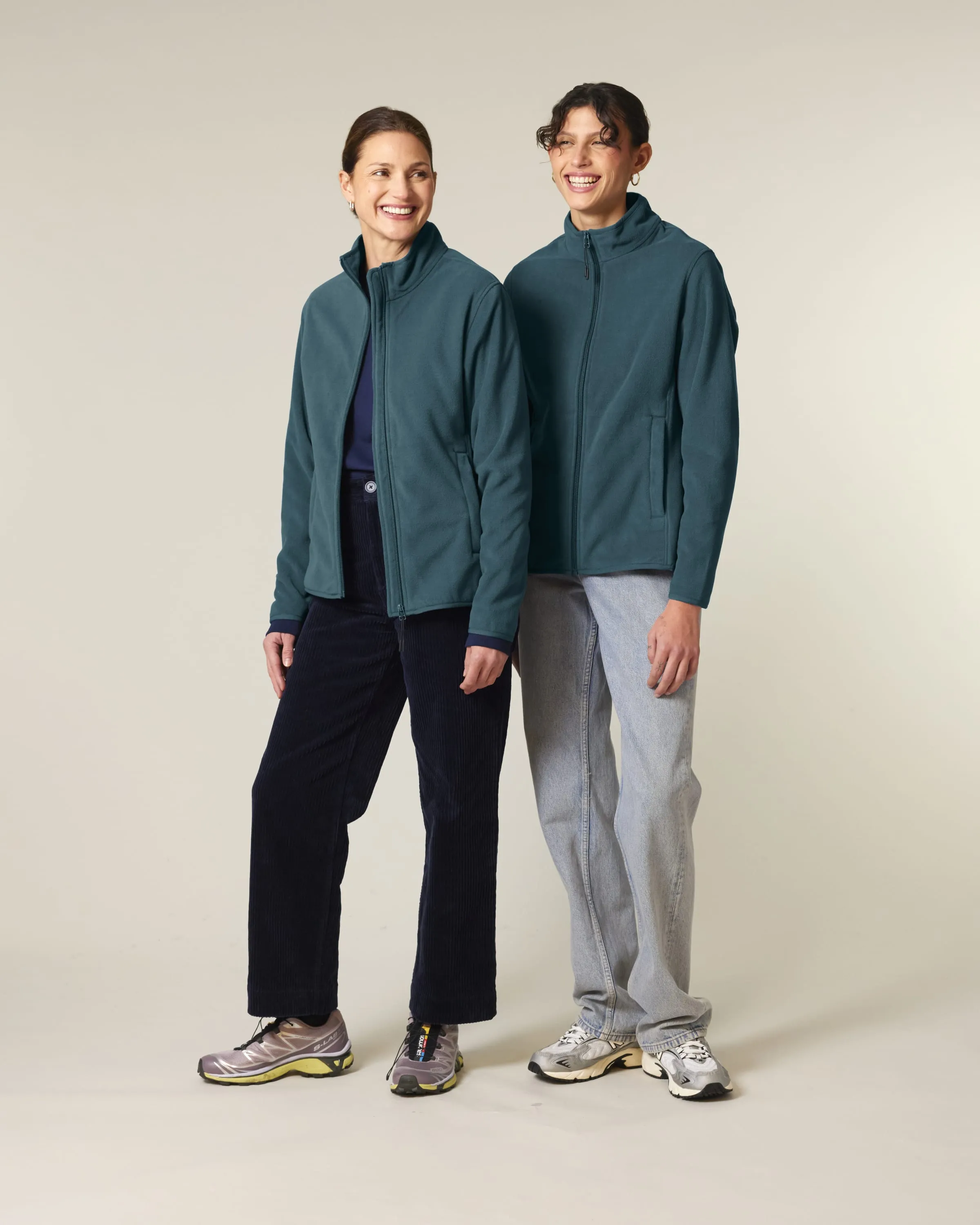 Recycled Polyester Fleece Jacket: Womens