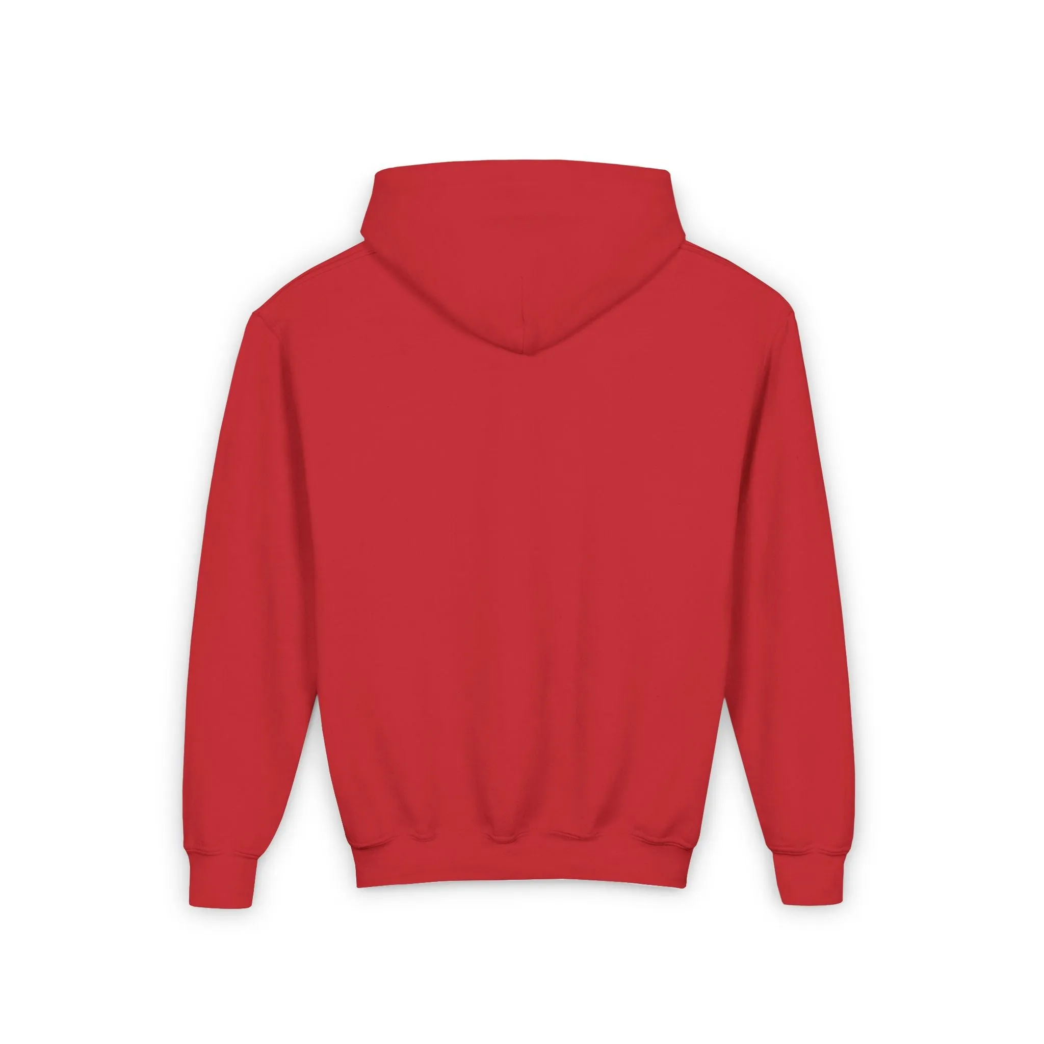 Red All Female Athletes Youth Heavy Blend Hooded Sweatshirt