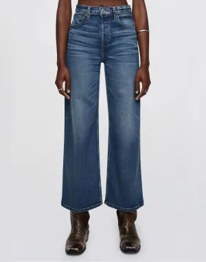 RE/DONE High Rise Wide Leg Crop