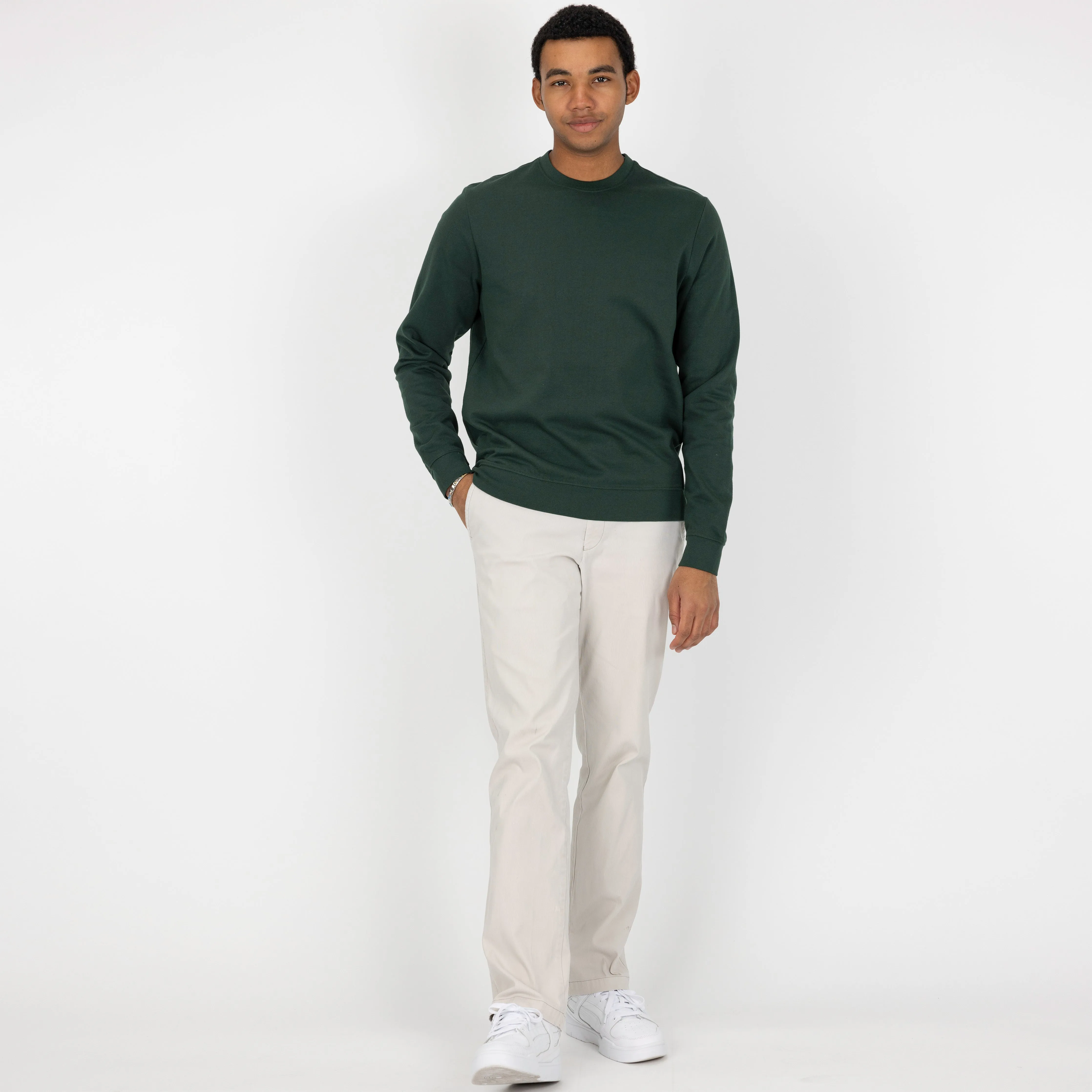 Retro Classic Crew Sweatshirt - Green