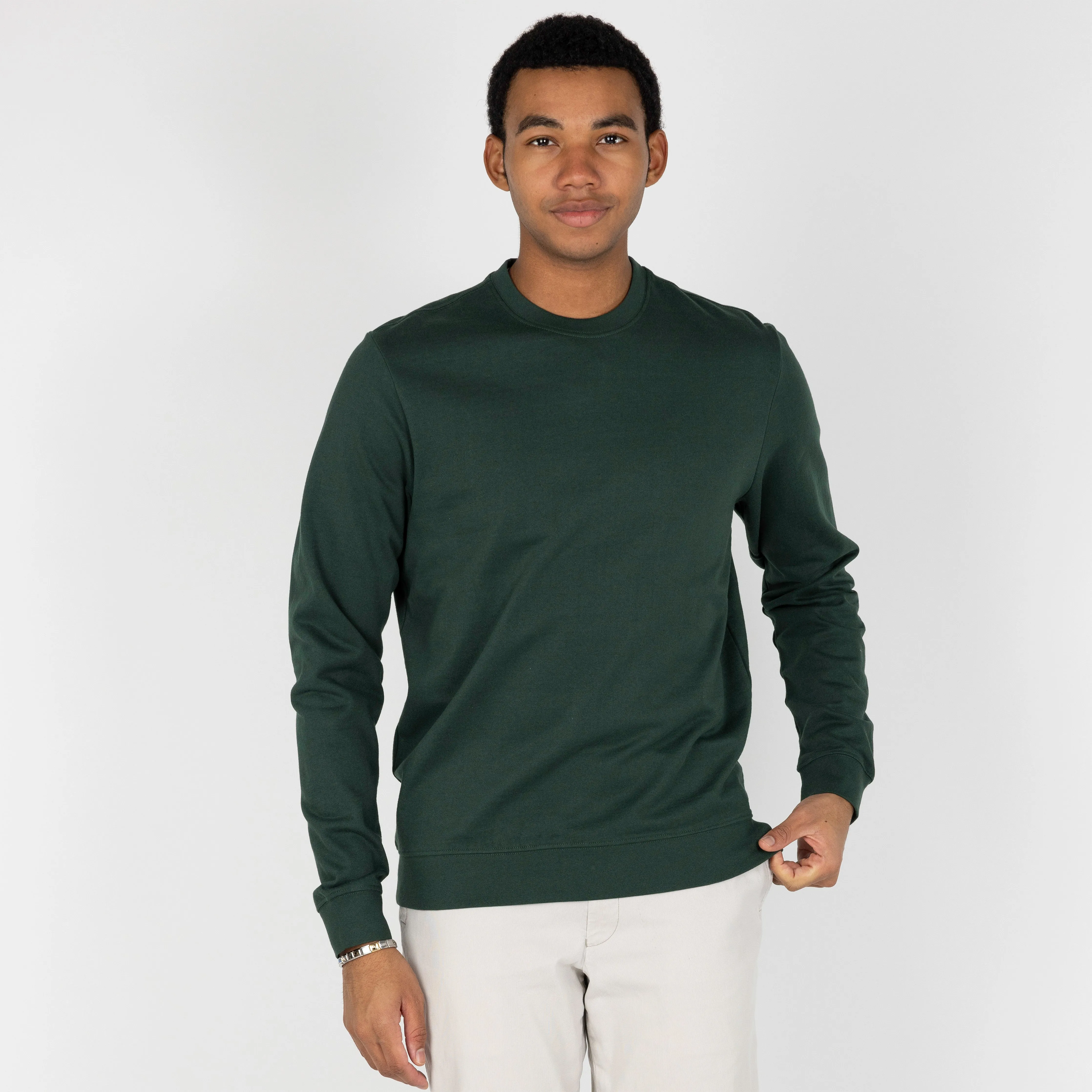 Retro Classic Crew Sweatshirt - Green