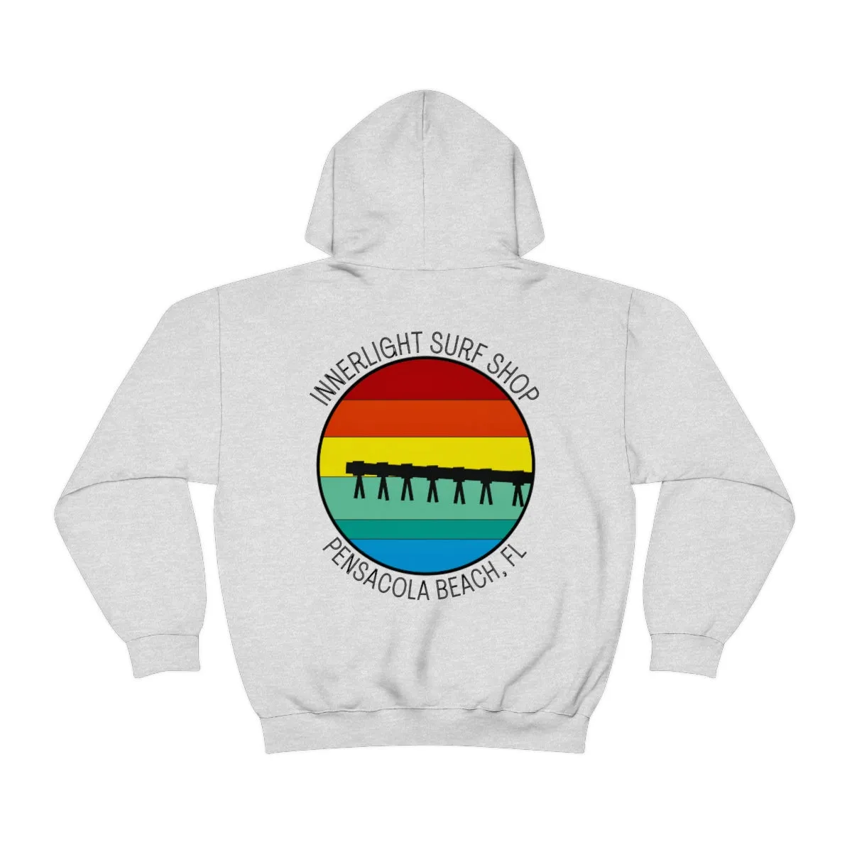Retro Pier Unisex Hooded Sweatshirt