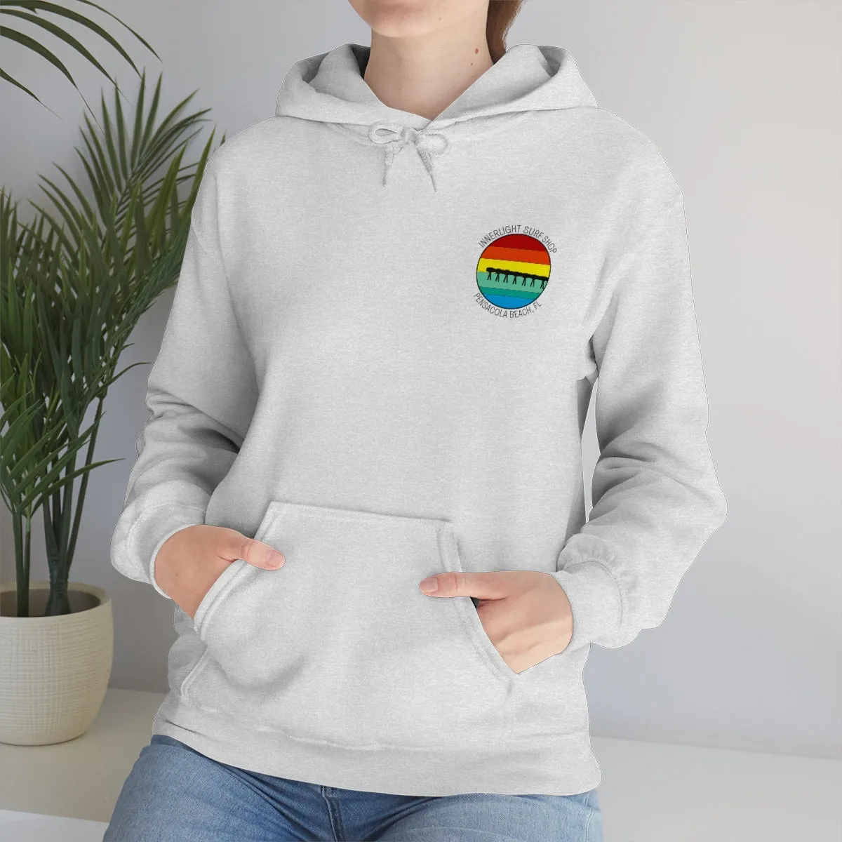 Retro Pier Unisex Hooded Sweatshirt