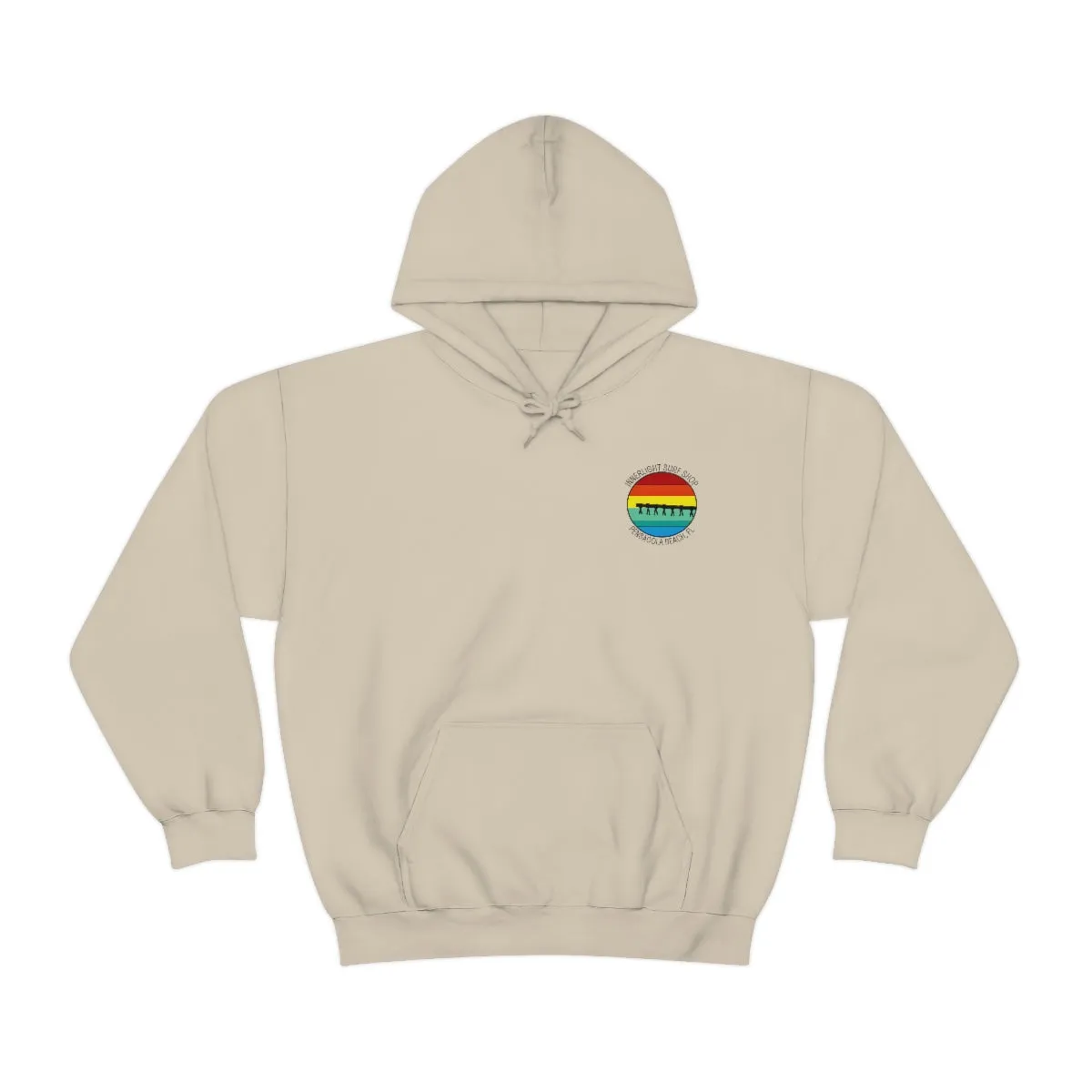 Retro Pier Unisex Hooded Sweatshirt