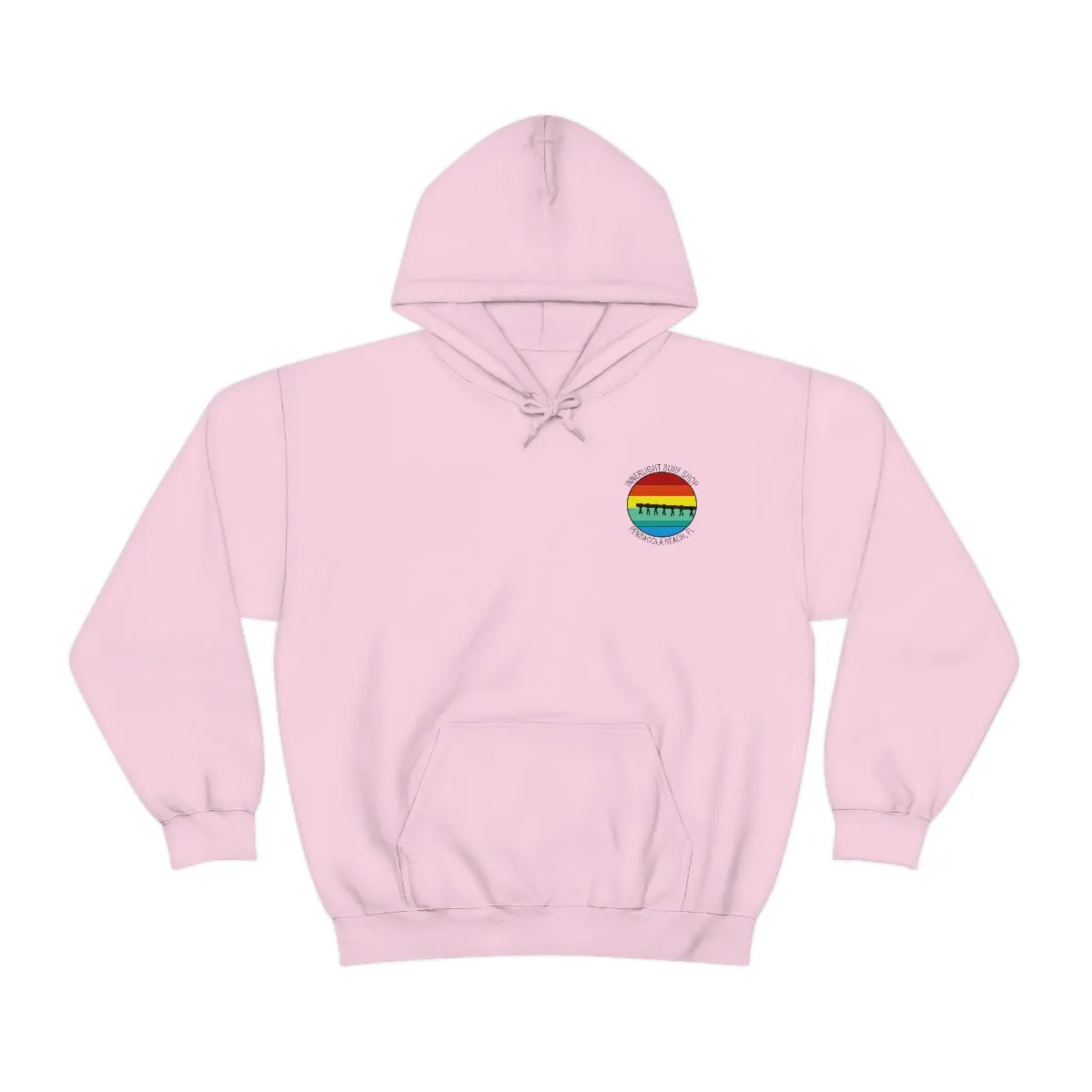 Retro Pier Unisex Hooded Sweatshirt