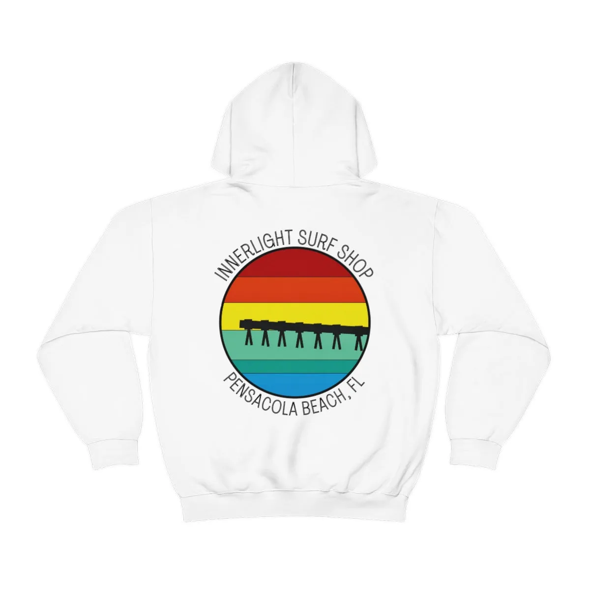 Retro Pier Unisex Hooded Sweatshirt