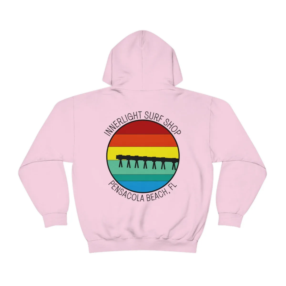 Retro Pier Unisex Hooded Sweatshirt
