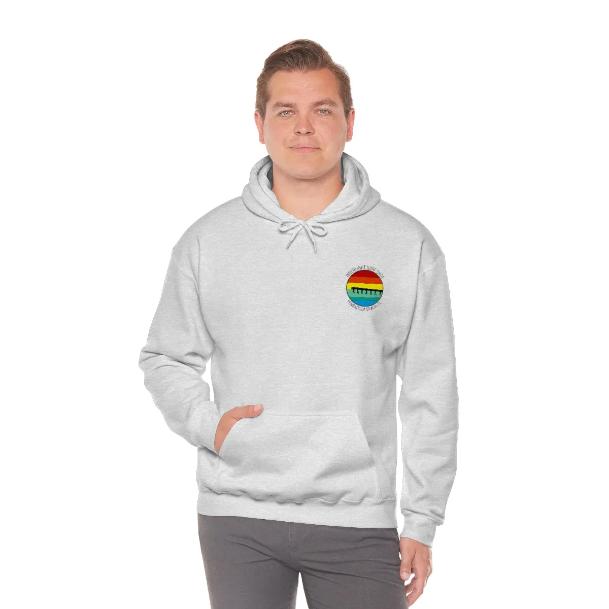 Retro Pier Unisex Hooded Sweatshirt