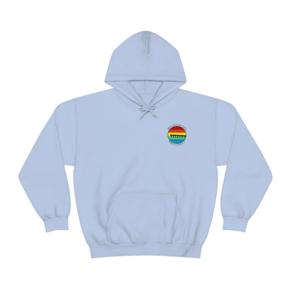 Retro Pier Unisex Hooded Sweatshirt
