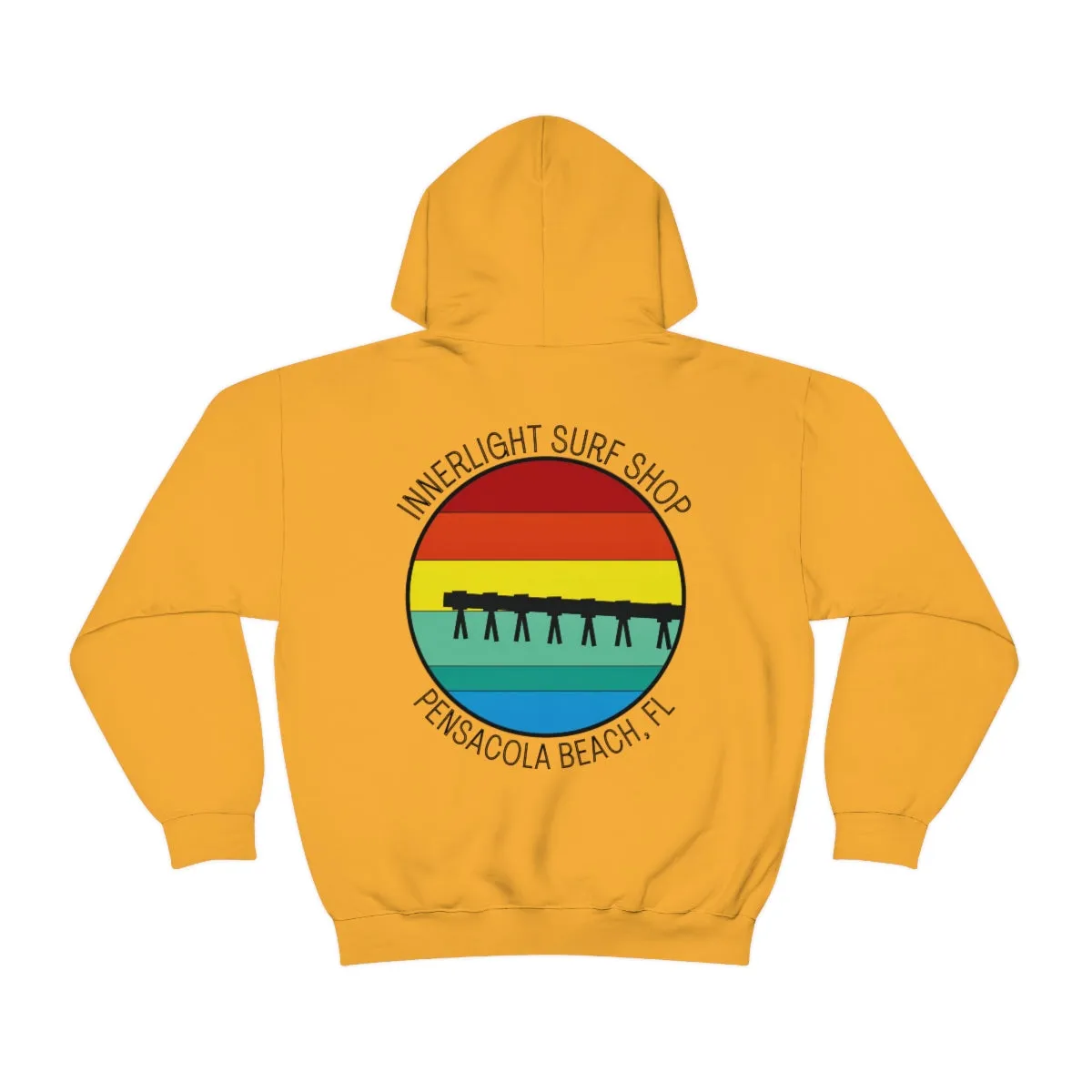 Retro Pier Unisex Hooded Sweatshirt