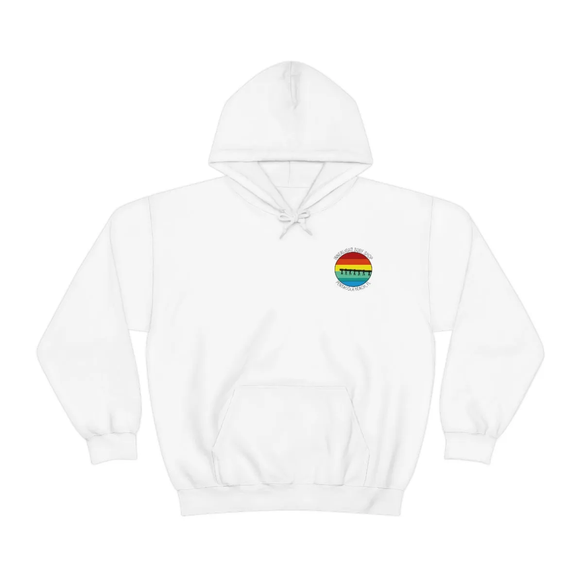 Retro Pier Unisex Hooded Sweatshirt